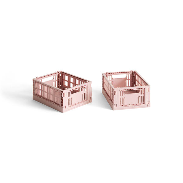 2er-Set Colour Crate Mini in blush von HAY