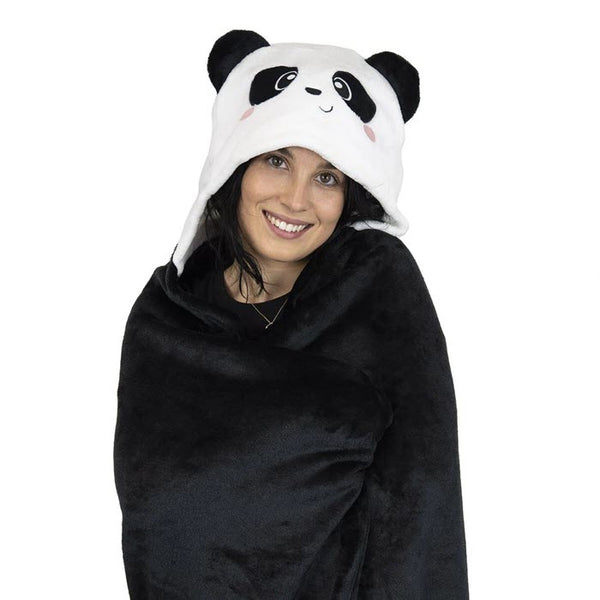 Decke mit Kapuze - Cosy Hugs «Panda» von Legami