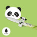 Löschbarer Gelstift «Panda» in schwarz von Legami