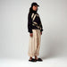Regenjacke «Elizeh» in deep black/brown rice von Gofranck