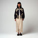 Regenjacke «Elizeh» in deep black/brown rice von Gofranck