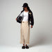 Regenjacke «Elizeh» in deep black/brown rice von Gofranck