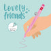 Gelstift Lovely Friends «Kitty» von Legami