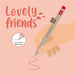 Gelstift Lovely Friends «Teddy» von Legami