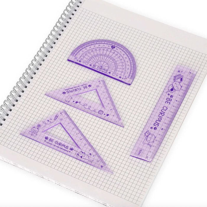 Geometrieset «Kitty» von Legami