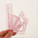 Geometrieset «Unicorn» von Legami