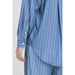 Hemd «Beccos» in blue pinstripe von ICHI