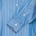 Hemd «Beccos» in blue pinstripe von ICHI