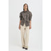 Jeanshemd «Kenna» in leoprint von b.young