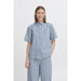 Jeanshemd «Laro» in blue stripe denim von b.young