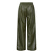 Kunstlederhose «Daja» in olivegrün von b.young