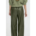 Kunstlederhose «Daja» in olivegrün von b.young