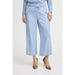 Cropped Jeanshose «Kosmo» in hellblau von b.young