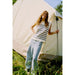 Jeanshose «Laro» in blue stripe denim von b.young