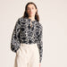 Bluse «Gocina» in schwarz/weiss von ICHI