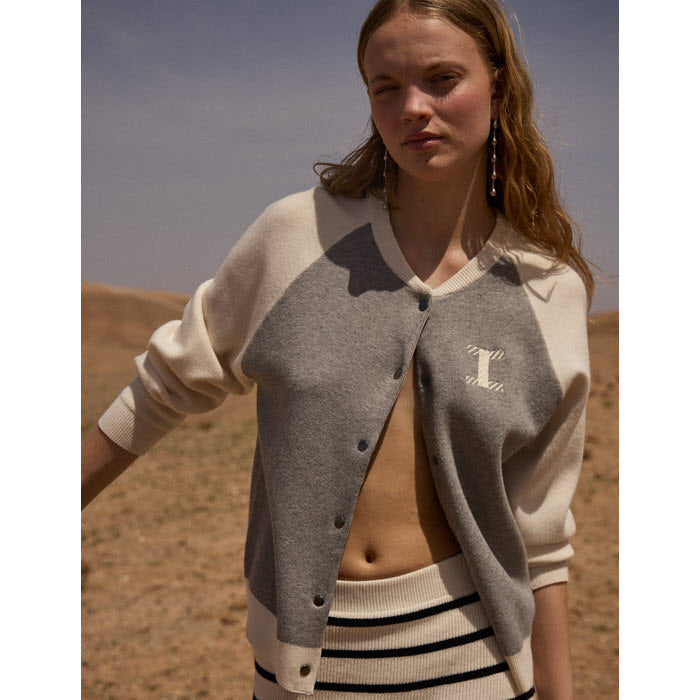 Cardigan «Ezanora» in Birch von ICHI