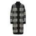 Jacke «Azito» in schwarz/weiss von ICHI
