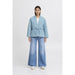 Jacke «Hevira» in hellblau von ICHI