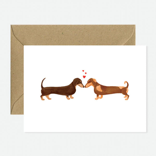 Karte «Dackel Lovers» von All the ways to say