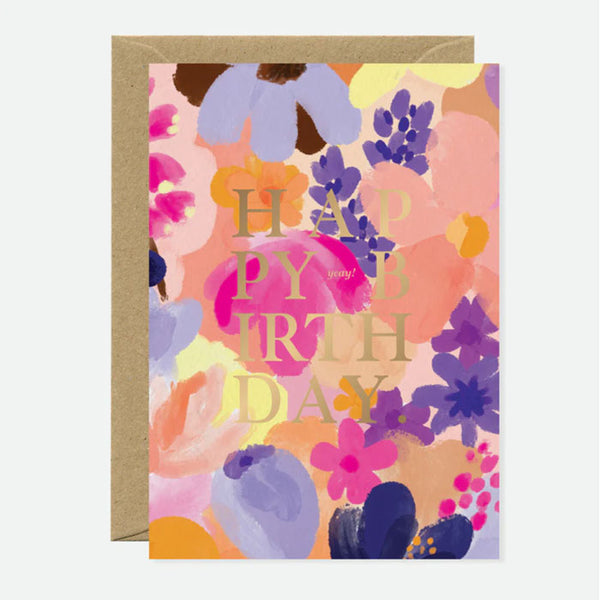 Karte «Happy Birthday Flower» von All the ways to say