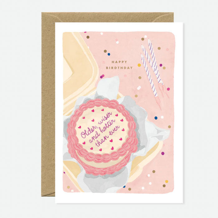 Karte «Older wiser cake» von All the ways to say