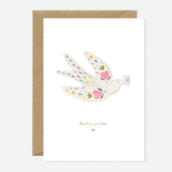 Karte «Sending love bird» von All the ways to say
