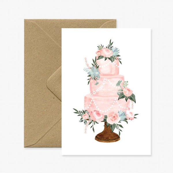 Karte «Congrats Weddingcake» von All the ways to say