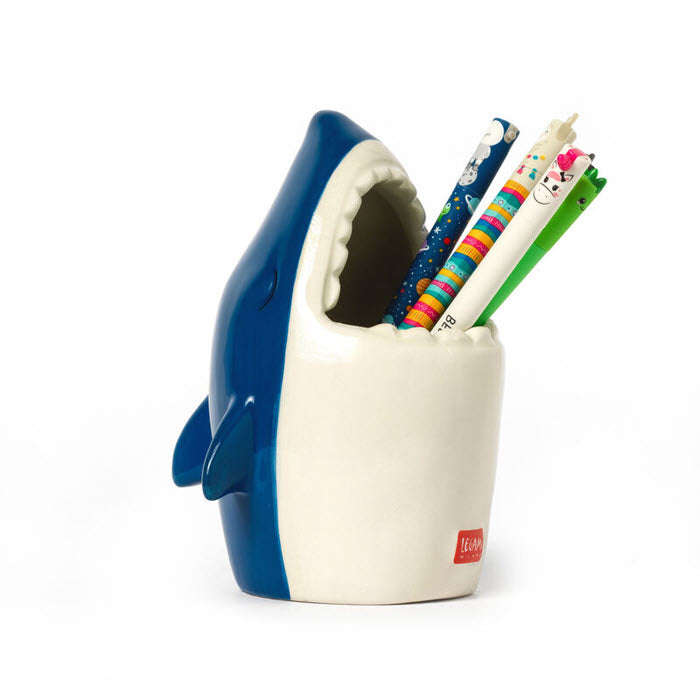 Stiftehalter aus Keramik «Desk Friends-Shark» von Legami