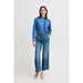 Belt-Jeans «Kimu» in blau von b.young