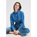 Belt-Jeans «Kimu» in blau von b.young