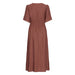Kleid «Iggy» in marsala von b.young