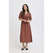 Kleid «Iggy» in marsala von b.young