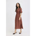 Kleid «Iggy» in marsala von b.young
