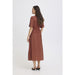 Kleid «Iggy» in marsala von b.young