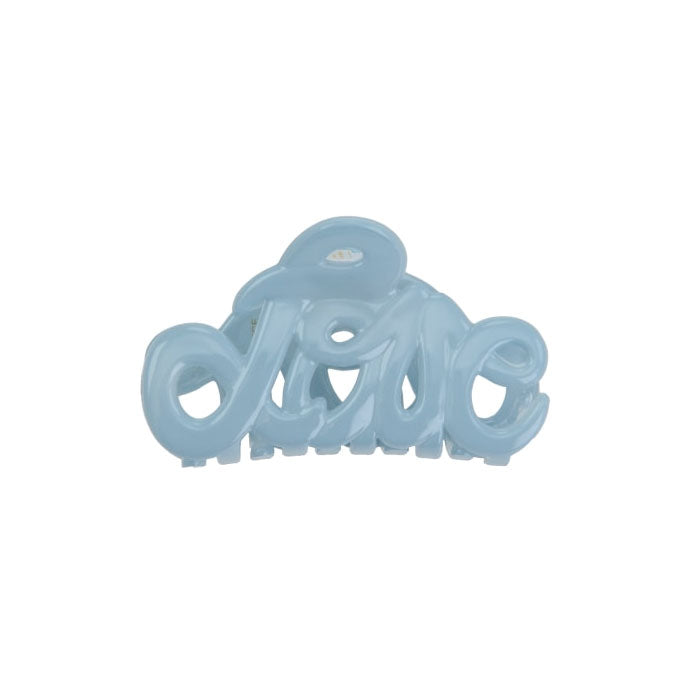Haarspange «Love» 5cm in light blue (70542) von Kknekki