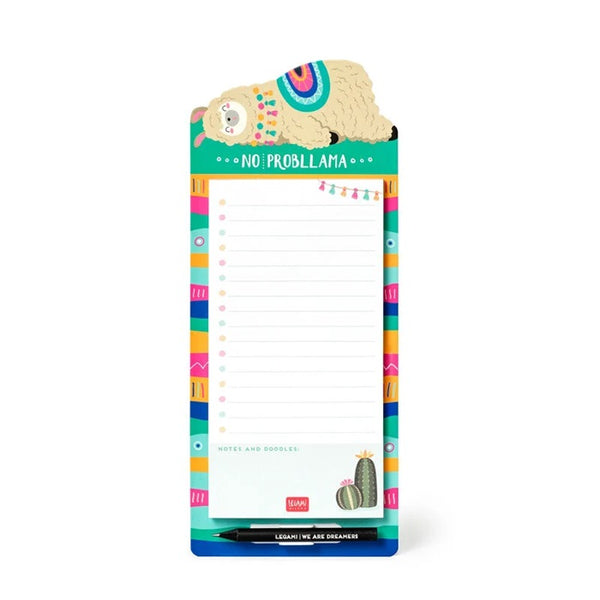 Magnet-Notizblock «Don‘t Forget - Llama» von Legami