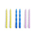 Candle Long Mix Set of 6 in lemonade, sky blue, lilac von HAY