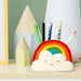 Stiftehalter aus Keramik «Desk Friends-Rainbow» von Legami