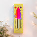 3er-Set Kerzen Dip Dye X-Mas «Shine like a star» von Pink Stories