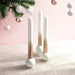 3er-Set Kerzen Dip Dye X-Mas «Super Glamourous» von Pink Stories