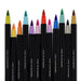 Set aus 12 Brush Markers Pastel Colours von Legami