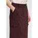 Pocket-Skirt «Danta» in hot chocolate melange von B.young