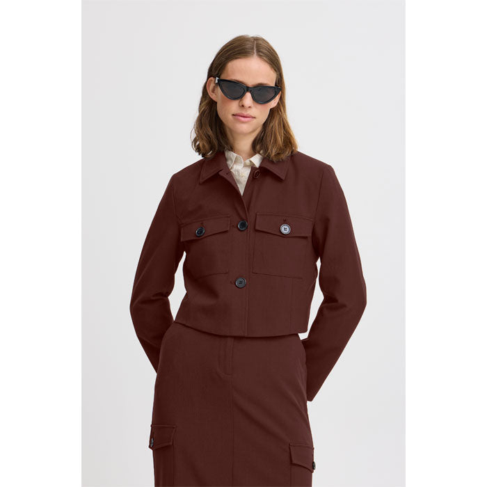 Pocket-Blazer «Danta» in hot chocolate melange von B.young