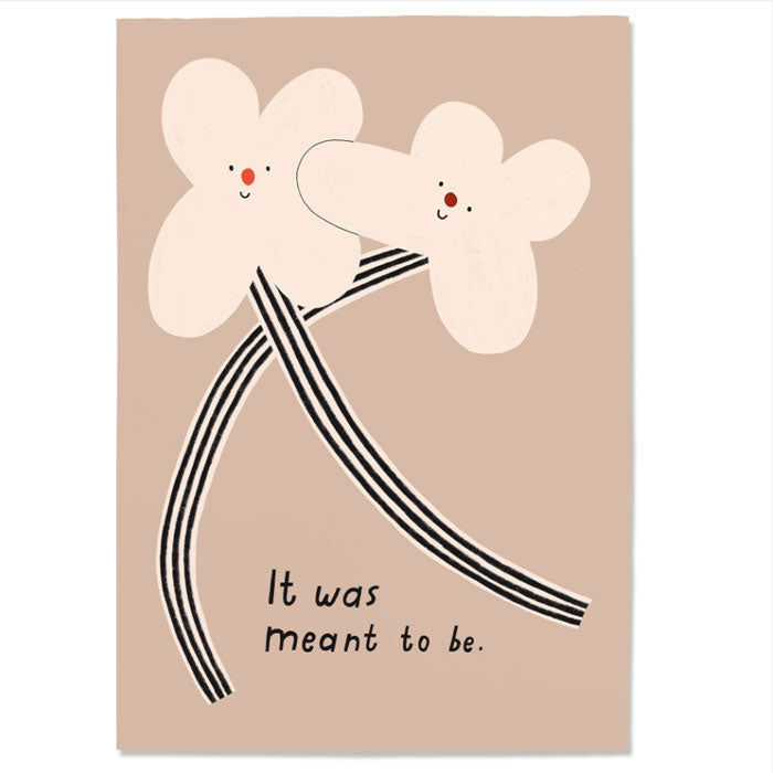 Postkarte «it was meant to be» von Nuukk