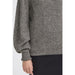 Strickpulli «Kamara» in dunkelgrau von ICHI