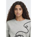 Sweatshirt «Kasura» in grau von ICHI