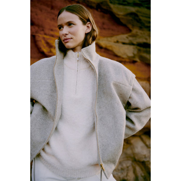 Strickpulli «Omanta» in off-white von b.young