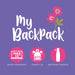 Rucksack «Flowers» von Legami