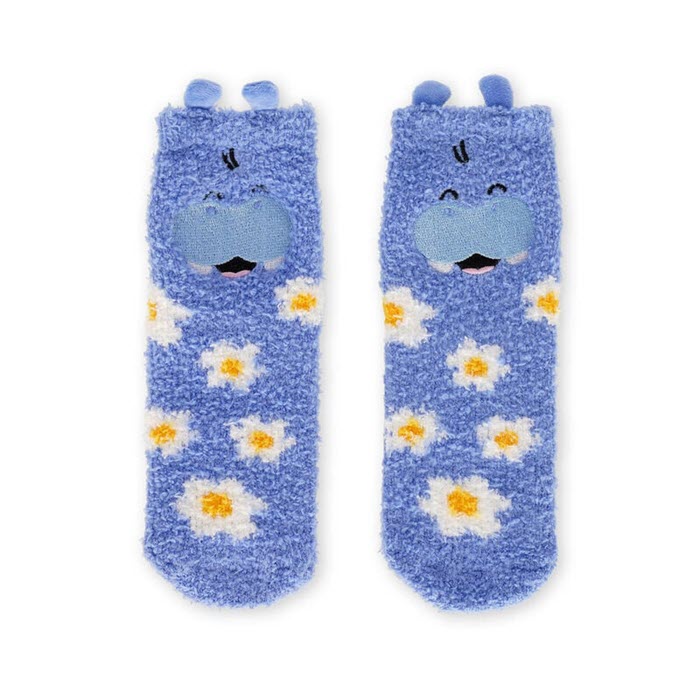 Rutschfeste Socken «Hippo» von Legami