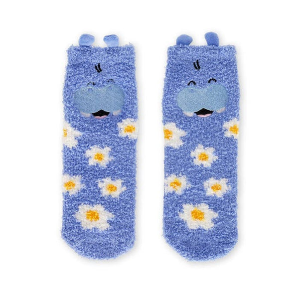 Rutschfeste Socken «Hippo» von Legami